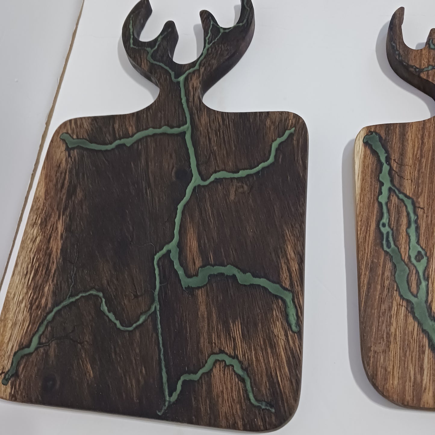 2 size "Antlered" charcuterie boards